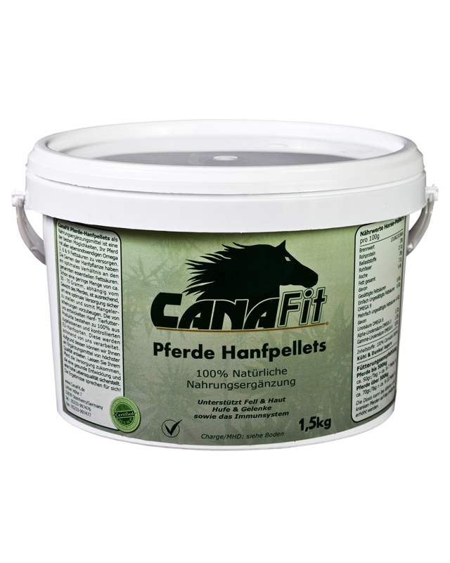 CANAFIT HORSE HEMP PELLETS - 1.5 KG-0