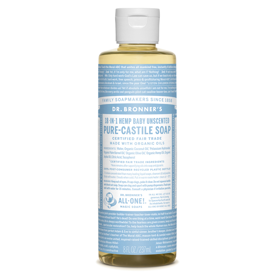Baby Unscented Pure-Castile Liquid Soap - 237 ml