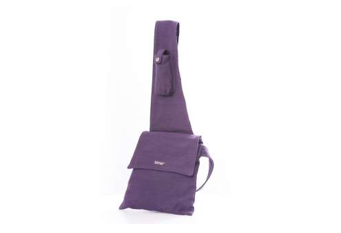 Cross Over Shoulder Bag - Purple