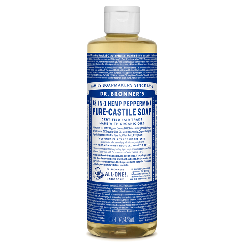 Peppermint Pure-Castile Liquid Soap - 473 mL