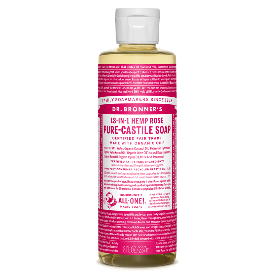 Rose Pure-Castile Liquid Soap - 237 mL