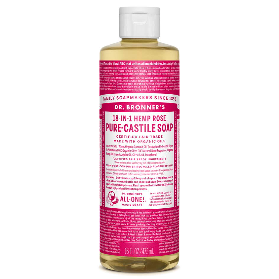 Rose Pure-Castile Liquid Soap - 473 mL