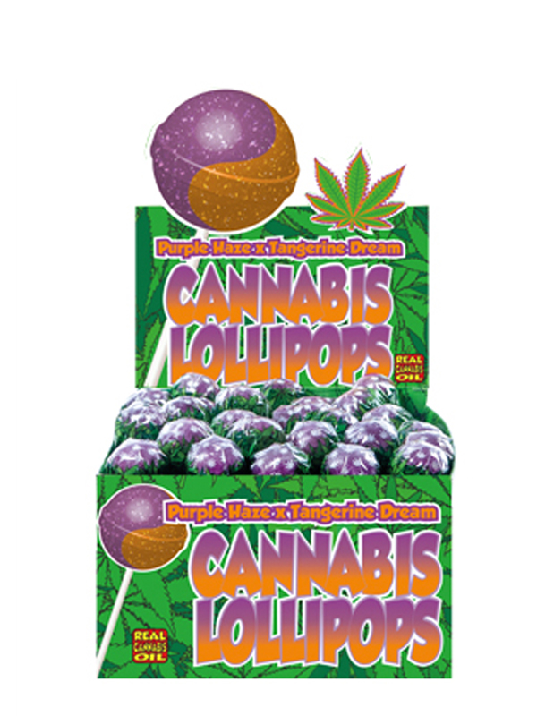 Buy Cannabis Lollipops Purple Haze x Tangerine Dream