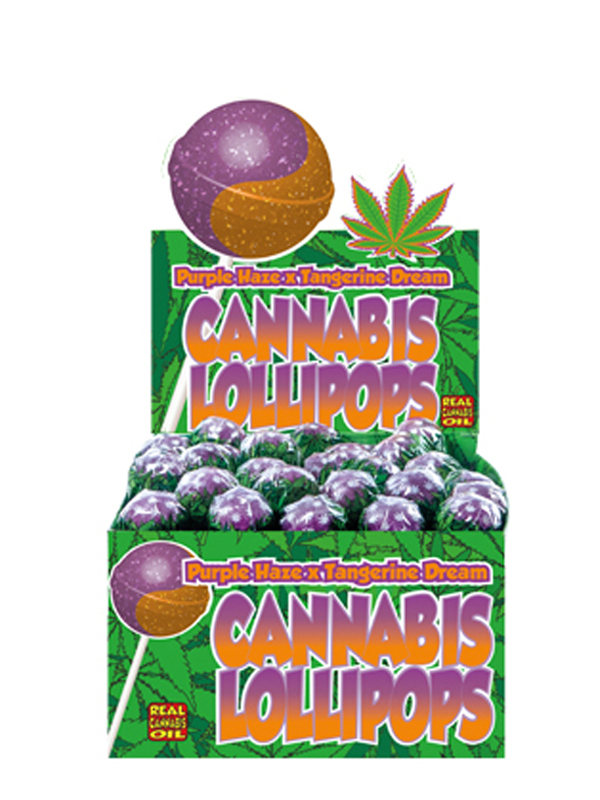 Buy Cannabis Lollipops Bubble Gum x Purple Haze