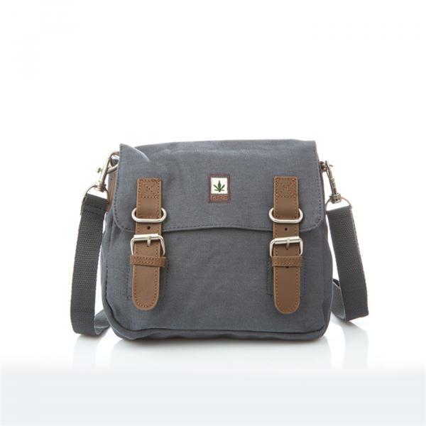 Hemp Shoulder / Belt Bag - Grey-0