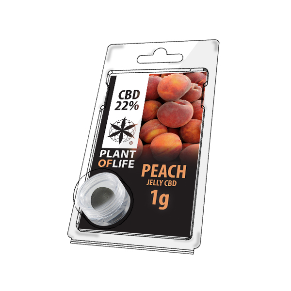 Buy Peach Jelly 22% CBD 1 g