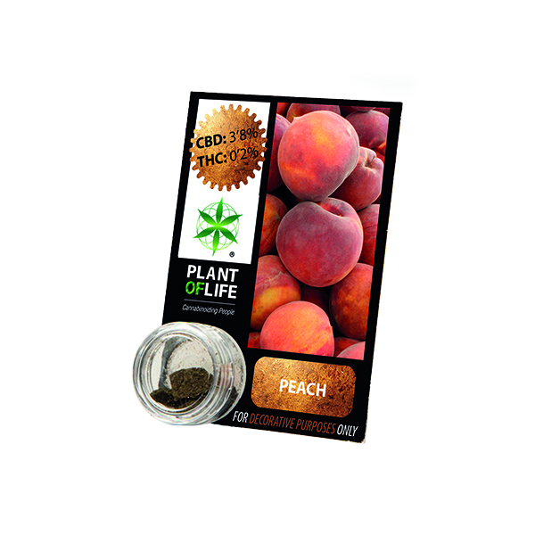 Buy Peach Solid 3.8% CBD 1 g
