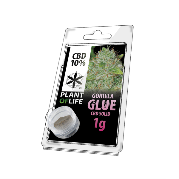 Buy Gorilla Glue Solid 10% CBD 1 g