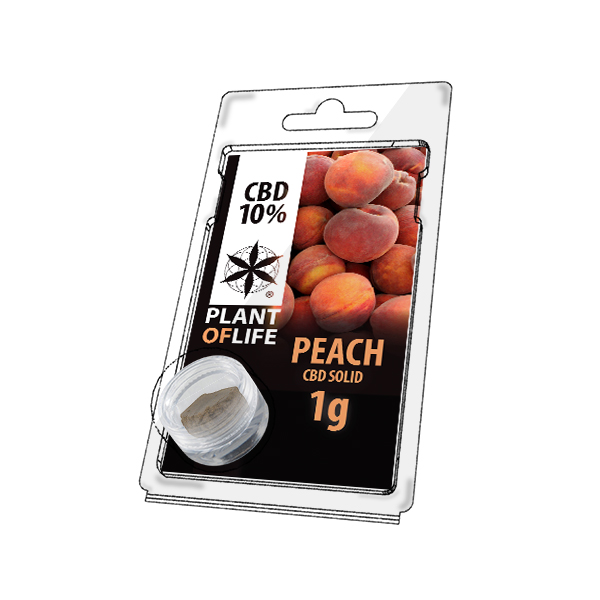 Buy Peach Solid 10% CBD 1 g