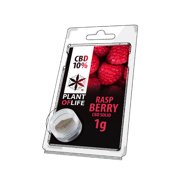 Buy Raspberry Solid 10% CBD 1 g