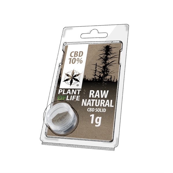 Buy Raw Natural Solid 10% CBD