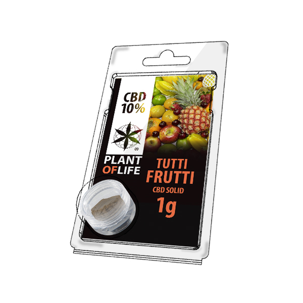 Buy TuttiFrutti Solid 10% CBD 1 g