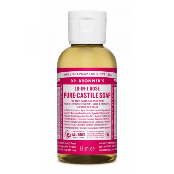 Buy Rose Pure Castile Liquid Soap