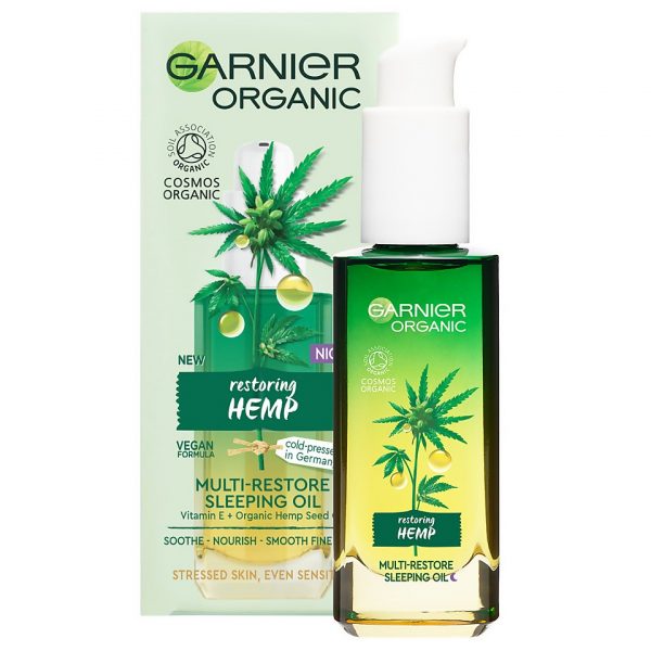 Garnier Organic Hemp Multi-Restore Facial Sleeping Oil