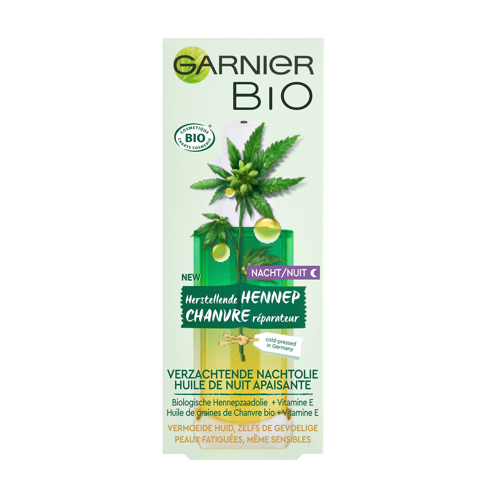Garnier Organic Hemp Multi-Restore Facial Sleeping Oil 30 ml