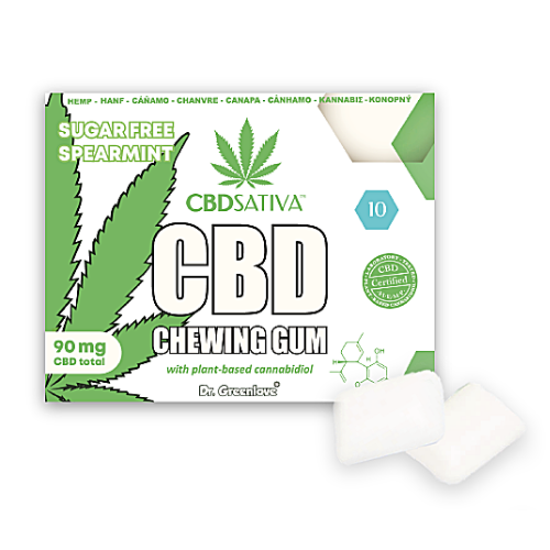 CBD Sativa Chewing Gum