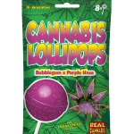 Cannabis Lollipops Bubble Gum x Purple Haze - 8 pack
