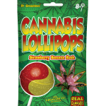 Cannabis Lollipops Strawberry Banana Kush - 8 pack