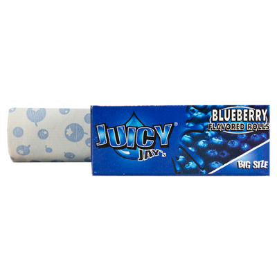 Juicy Jay's Blueberry King Size rolling paper roll - Juicy Jay