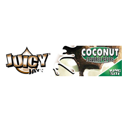 Juicy Jay's Coconut King Size rolling papers booklet - Juicy Jay