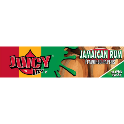 Juicy Jay's Jamaican Rum King Size rolling papers booklet - Juicy Jay