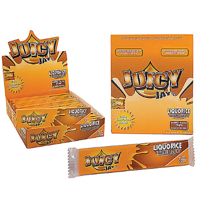 Juicy Jay's Liquorice King Size rolling papers display - Juicy Jay