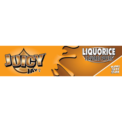 Juicy Jay's Liquorice King Size rolling papers booklet - Juicy Jay