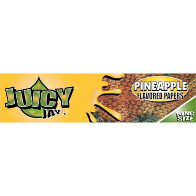 Juicy Jay's Pineapple King Size rolling papers booklet - Juicy Jay