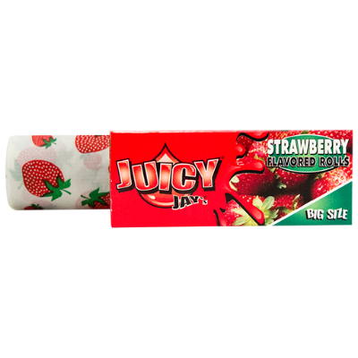 Juicy Jay's Strawberry King Size rolling paper roll - Juicy Jay