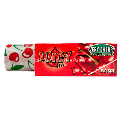 Juicy Jay's Very Cherry King Size rolling paper roll - Juicy Jay