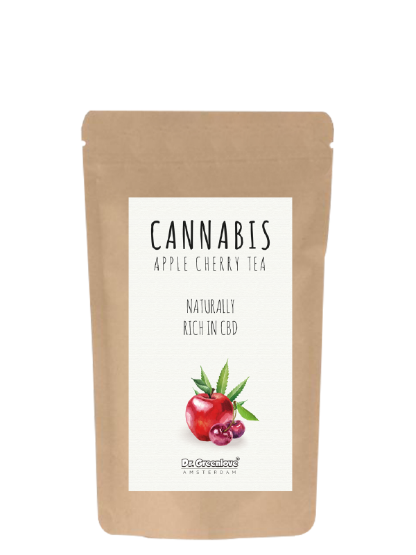 Cannabis Apple Cherry Tea | naturally rich in CBD - Dr. Greenlove