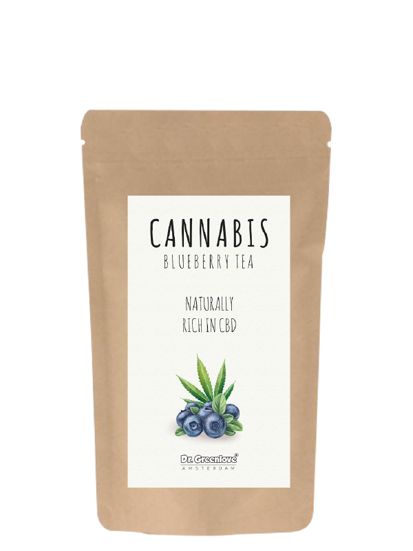 Cannabis Blueberry Tea | naturally rich in CBD - Dr. Greenlove