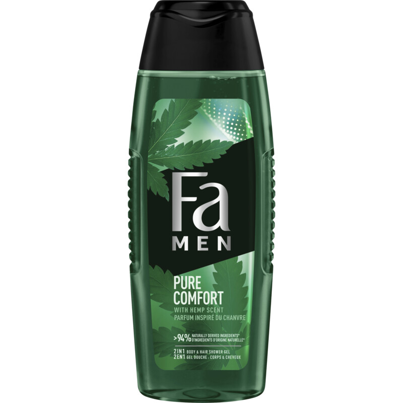 Fa Men Hemp Soothing 2-in-1 Shower Gel and Shampoo - Fa