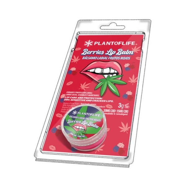 Berries Lip Balm with 1% CBD and 0,5% CBG - Plant of Life