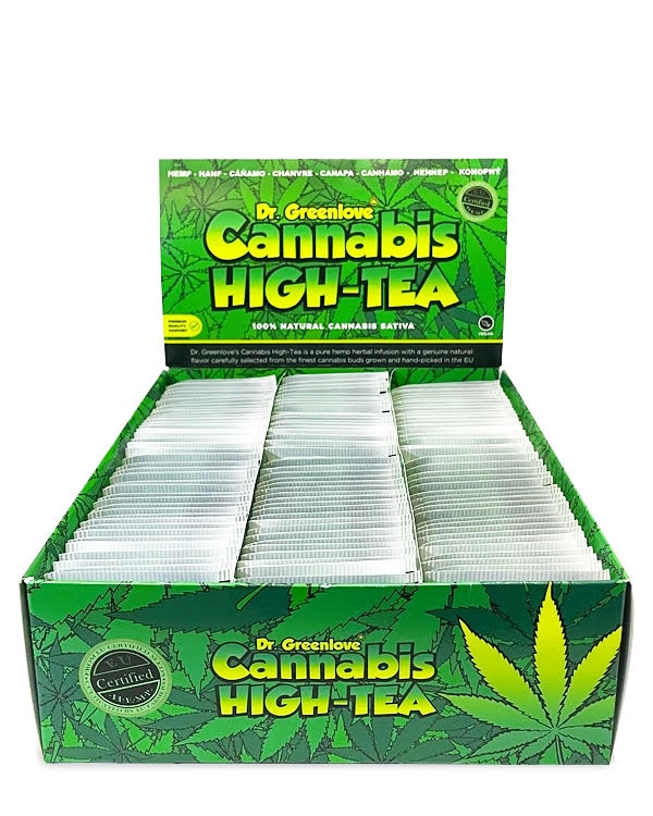 Cannabis High-Tea single serve box120 bags- Dr. Greenlove